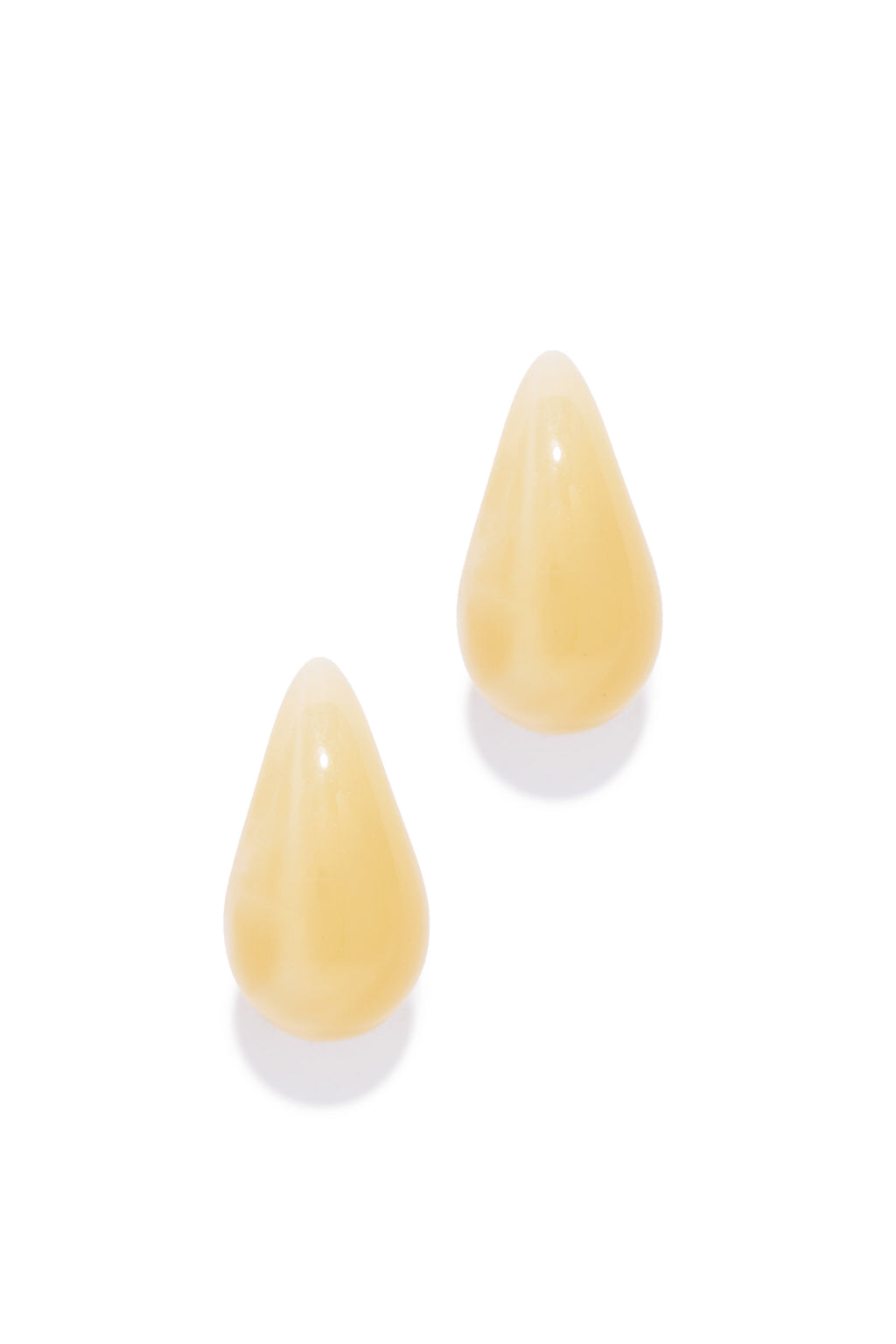 Corinne Teardrop Statement Earring - Ivory