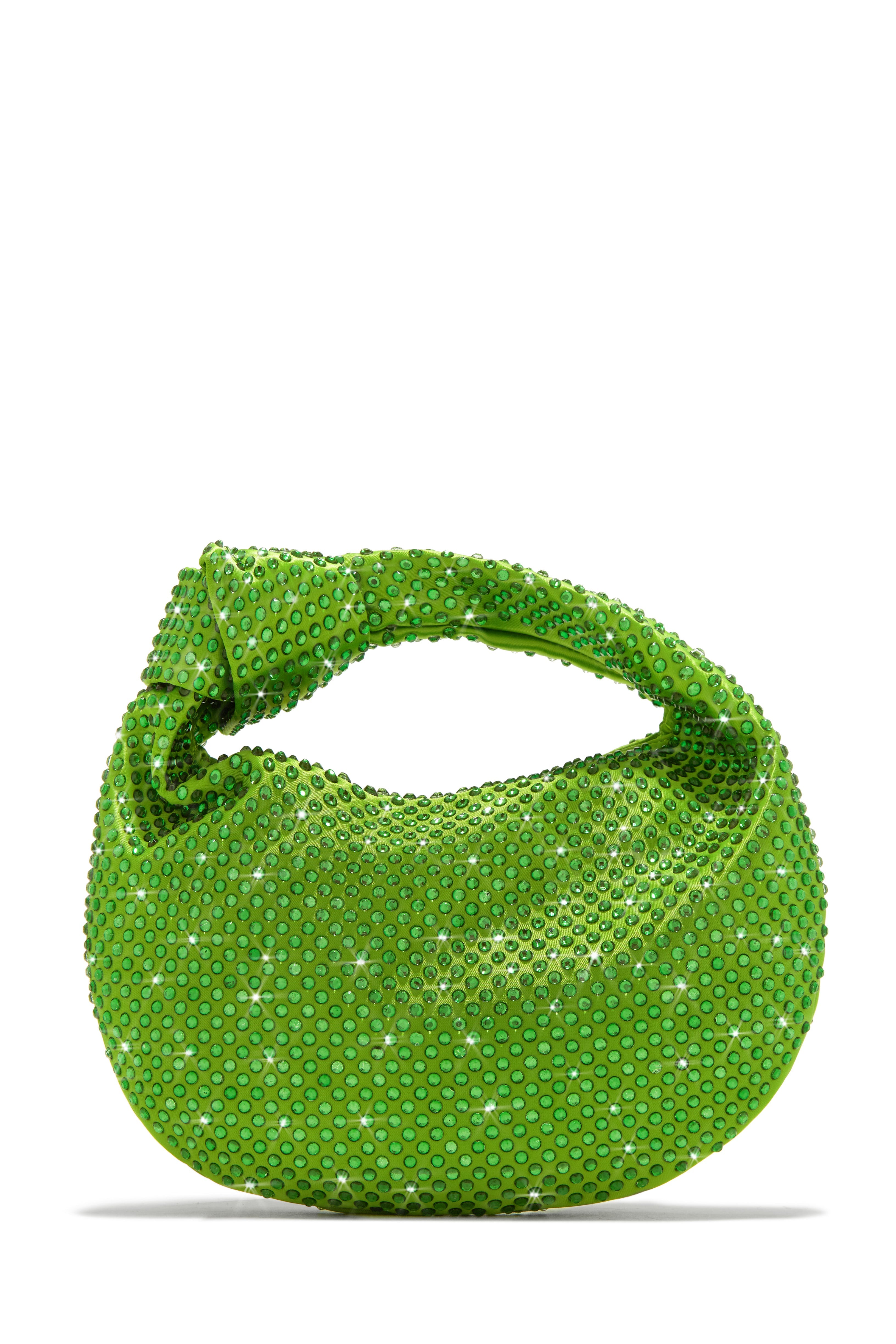 Vacay Nights Embellished Knot Detail Bag - Blue